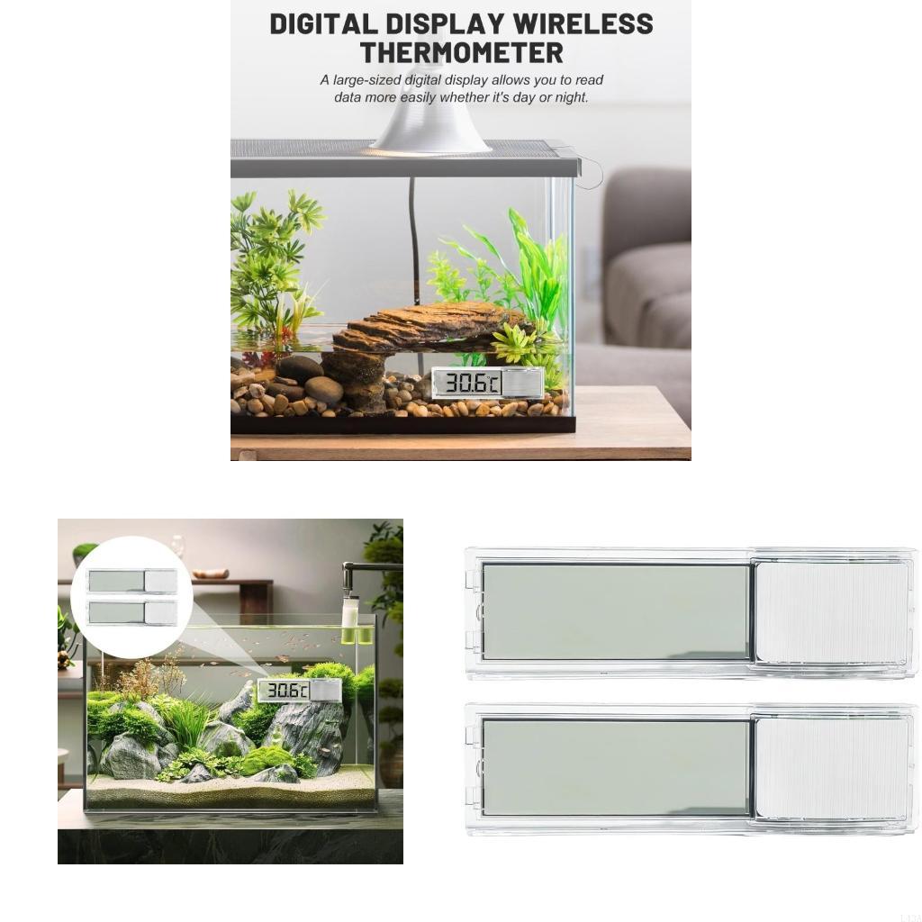 Marine Aquarium Temperature - L43A 2 قطعة موازين الحرارة لخزانات
