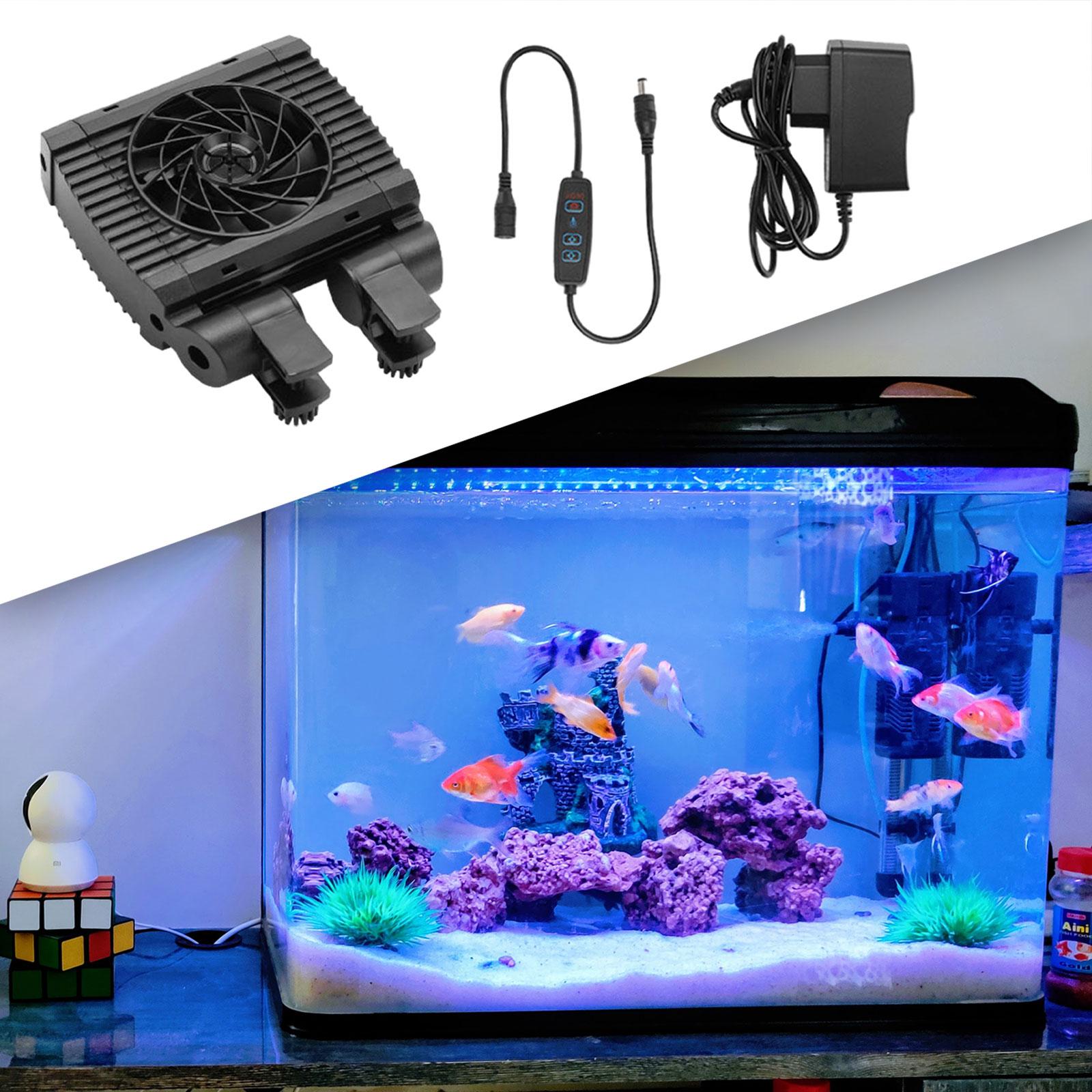 مروحة تبريد لحوض السمك، جهاز ت - مراجعة Marine Aquarium Temperature وسعره