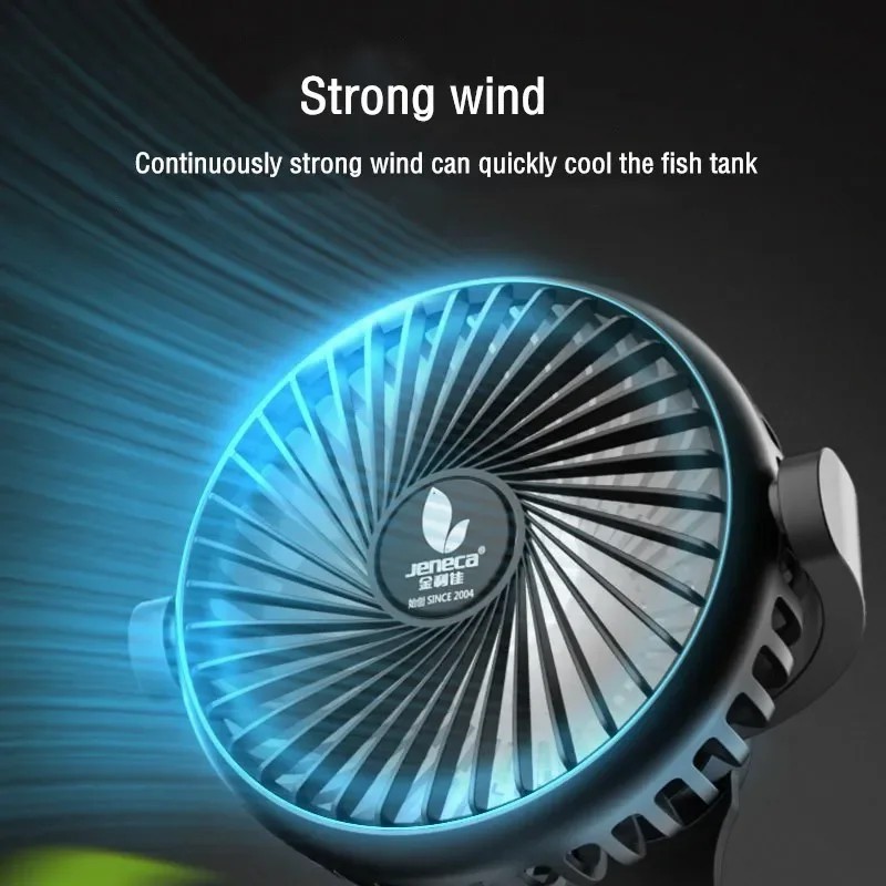 مروحة تبريد قوية دوارة 360 درج - مراجعة Marine Aquarium Temperature وسعره