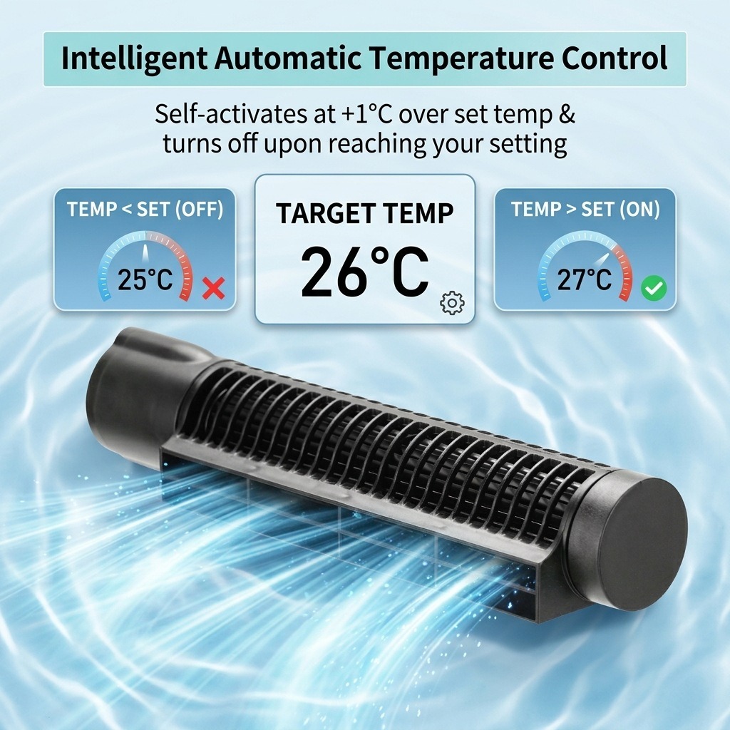 مروحة تبريد للأحواض المائية 3  - مراجعة Marine Aquarium Temperature وسعره