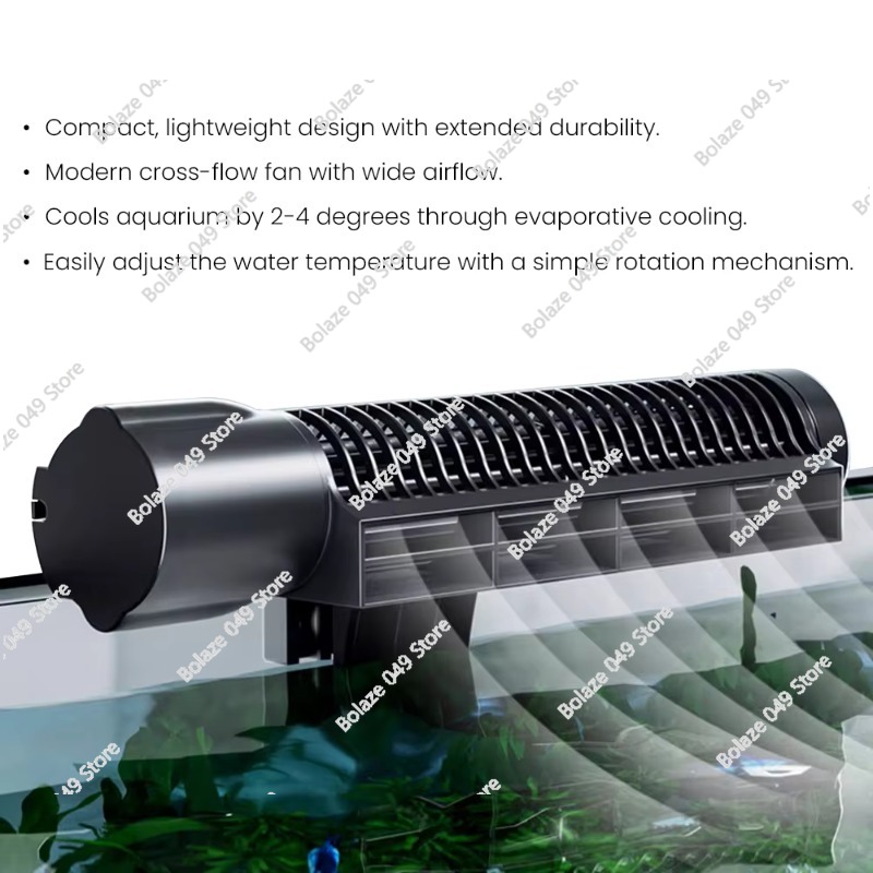 مروحة تبريد صامتة للأحواض الما - مراجعة Marine Aquarium Temperature وسعره