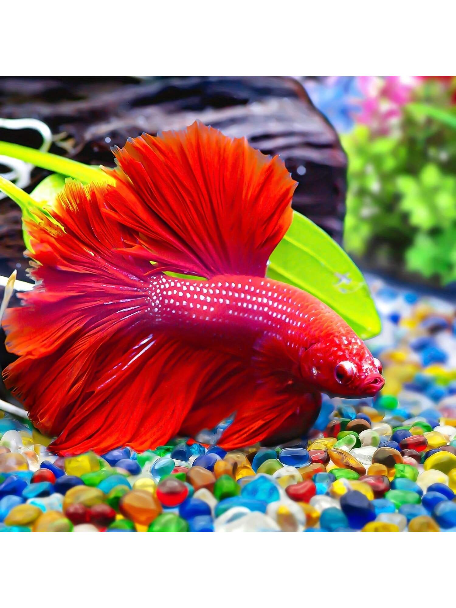 الأزرق الزجاج الحصى 3 4 مللي م - مراجعة Marine Aquarium Gravel وسعره